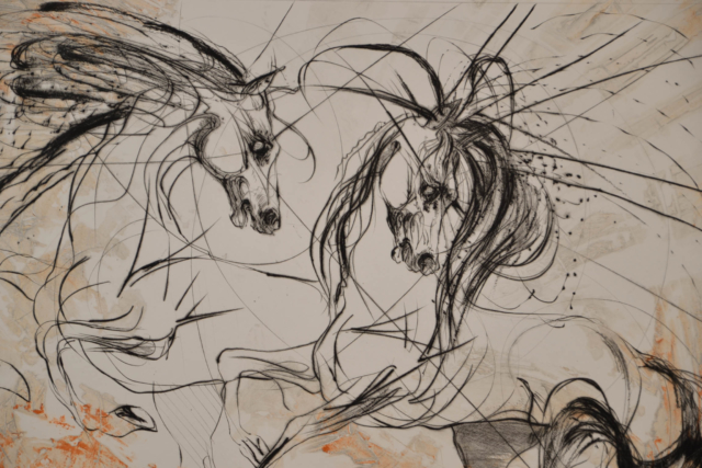 Paarden – Jean-Marie Guiny – Art center Hoorn