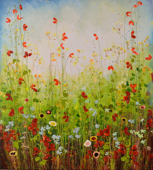 Flowers under the blue Sky – Yulia Muravyeva – Art center Hoorn