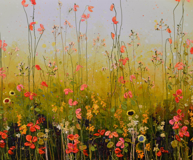Orange Flower Field – Yulia Muravyeva – Art center Hoorn