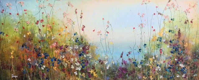 Green flower field – Yulia Muravyeva – Art center Hoorn