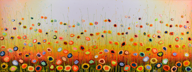 Flowers in Summerfield – Yulia Muravyeva – Art center Hoorn
