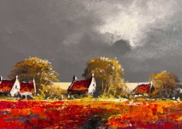 Landschap, rood - Daniel Dumont - Art Center Hoorn